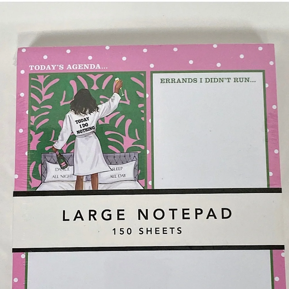 TODAY’S AGENDA Plant Decor Notepad
